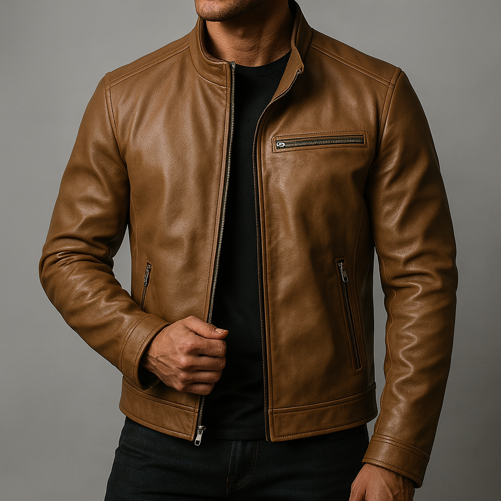 Fort Clay Leather Jacket