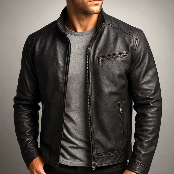 Fort Clay Leather Jacket