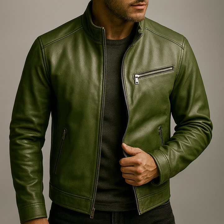 Fort Clay Leather Jacket