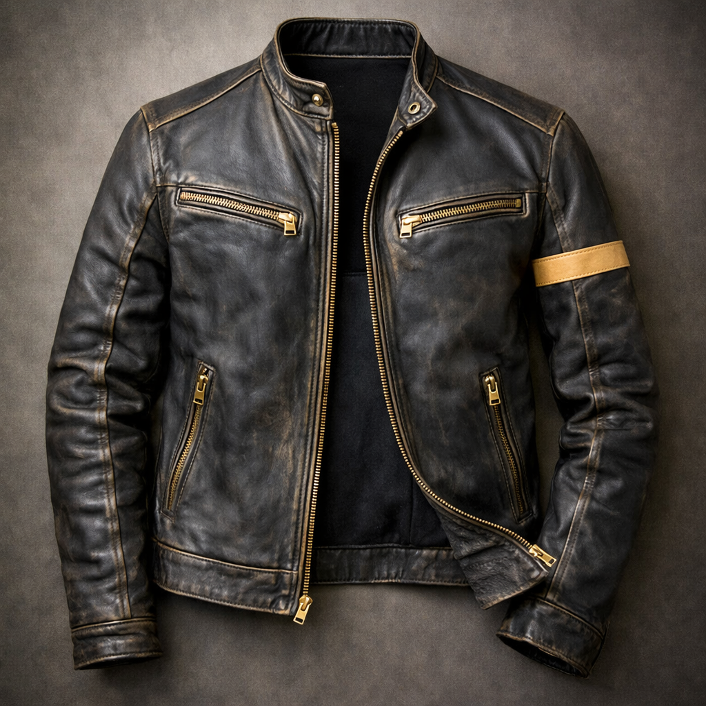 Brady Vintage Leather Jacket X2