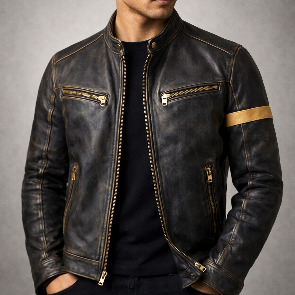 Brady Vintage Leather Jacket X2