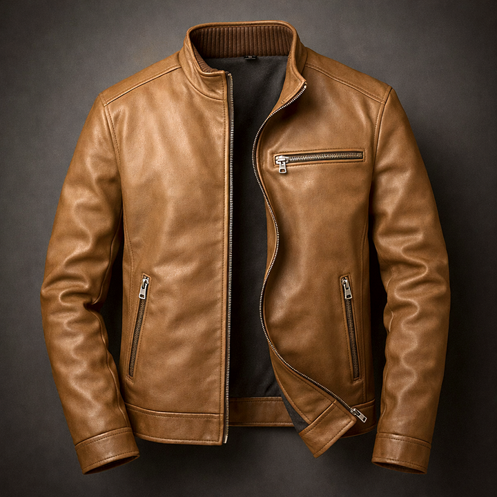 Fort Clay Leather Jacket