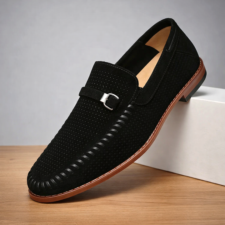 Athen Genuine Suede Loafers