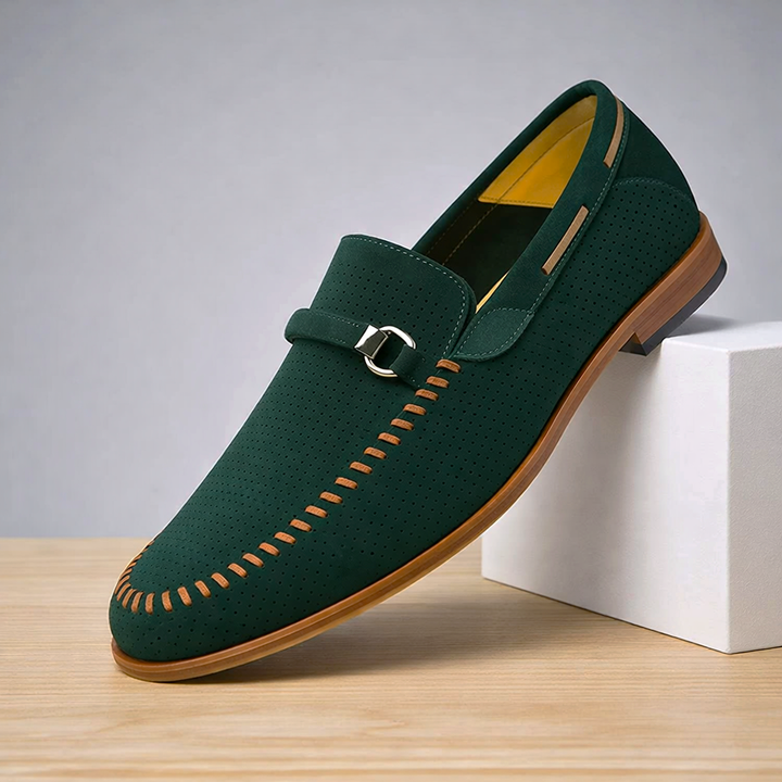 Athen Genuine Suede Loafers