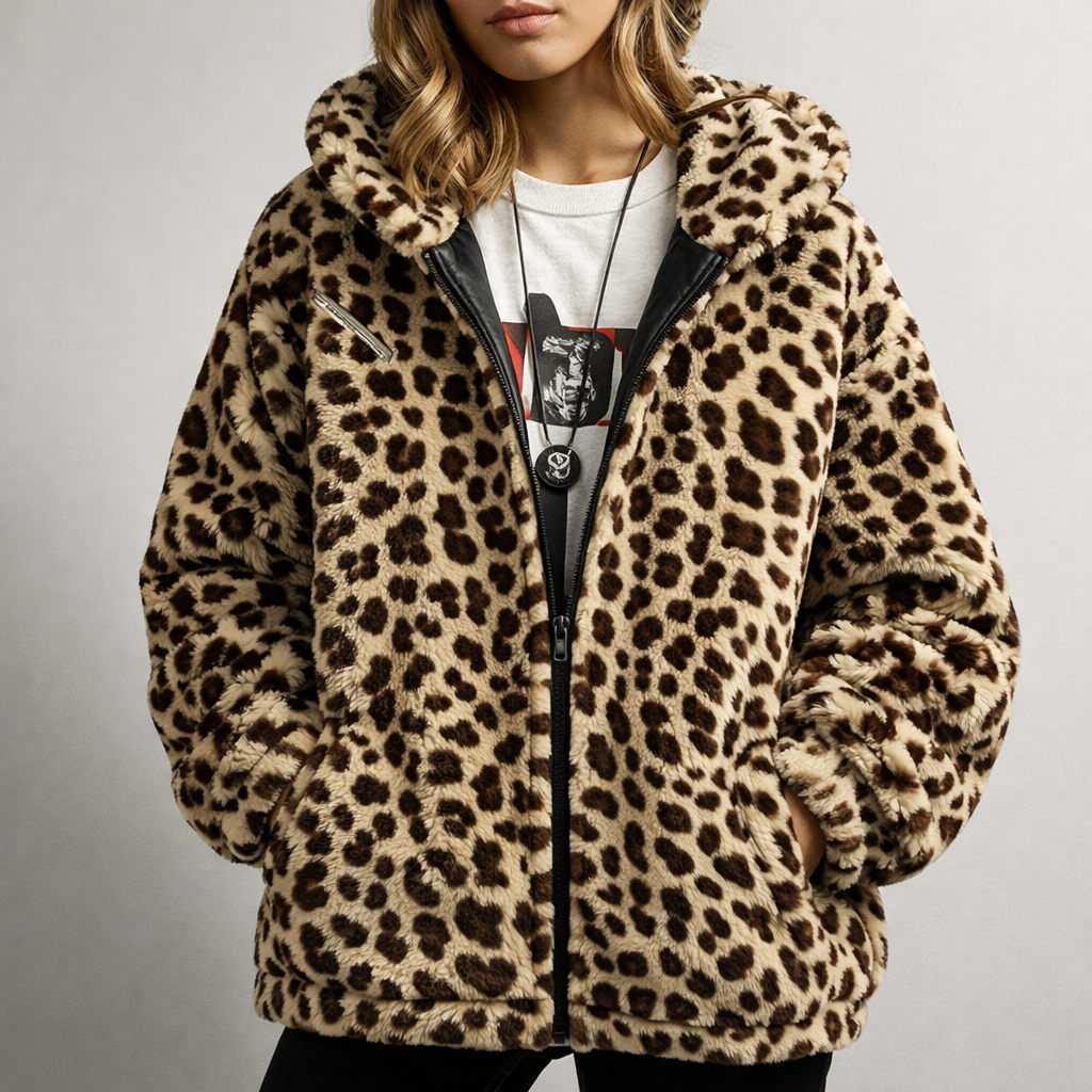 Sephra Leopard Coat