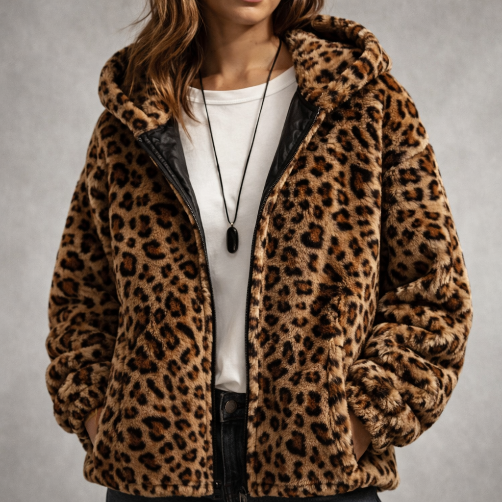 Sephra Leopard Coat