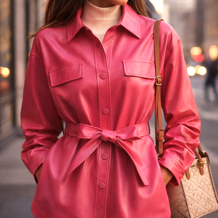 Aspen Leather Overcoat