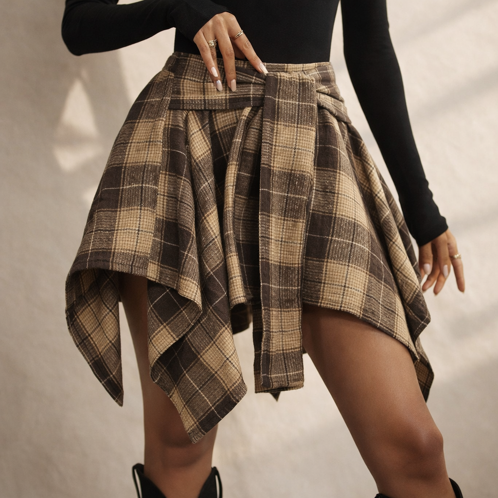 Ashlyn Plaid Skirt