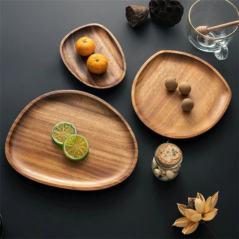 Acacia Wooden Serving Set