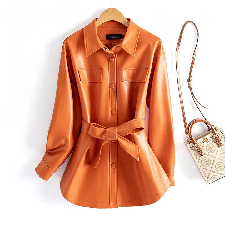 Aspen Leather Overcoat