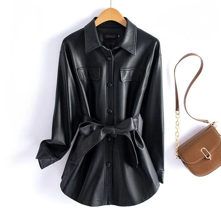 Aspen Leather Overcoat