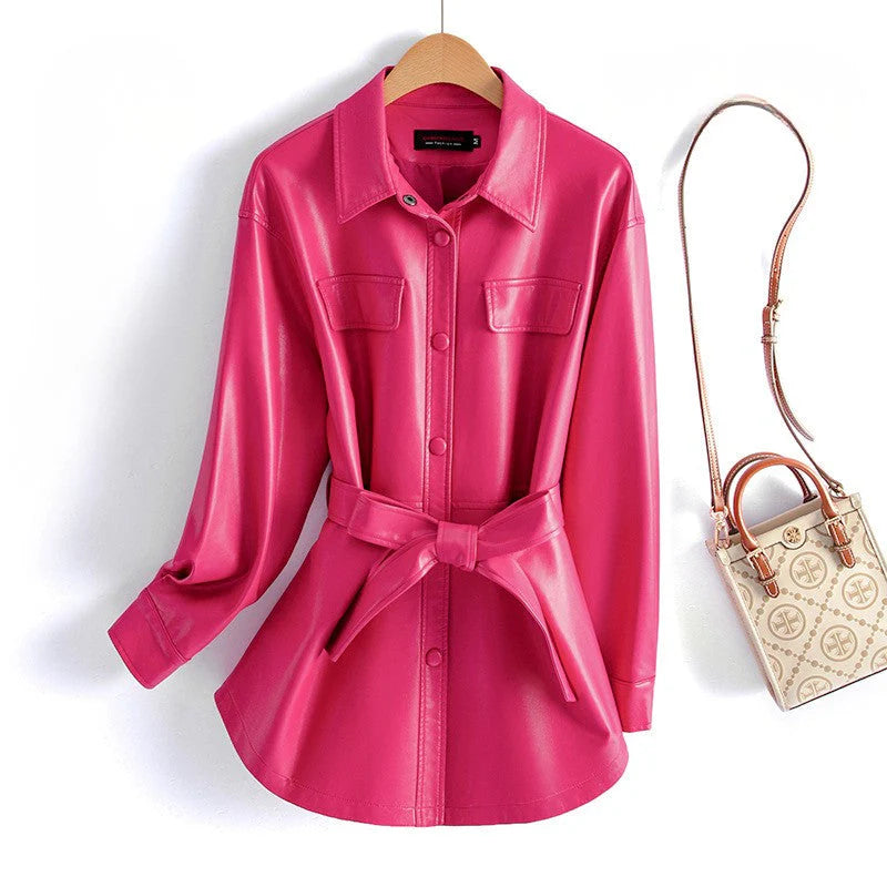 Aspen Leather Overcoat