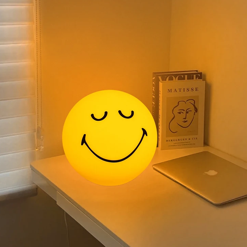 Smiley Glass Lamp