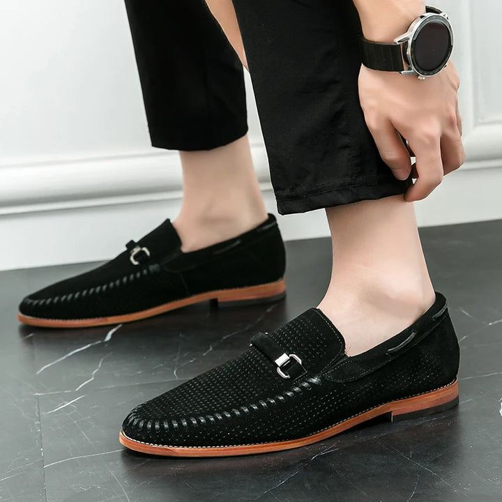 Athen Genuine Suede Loafers