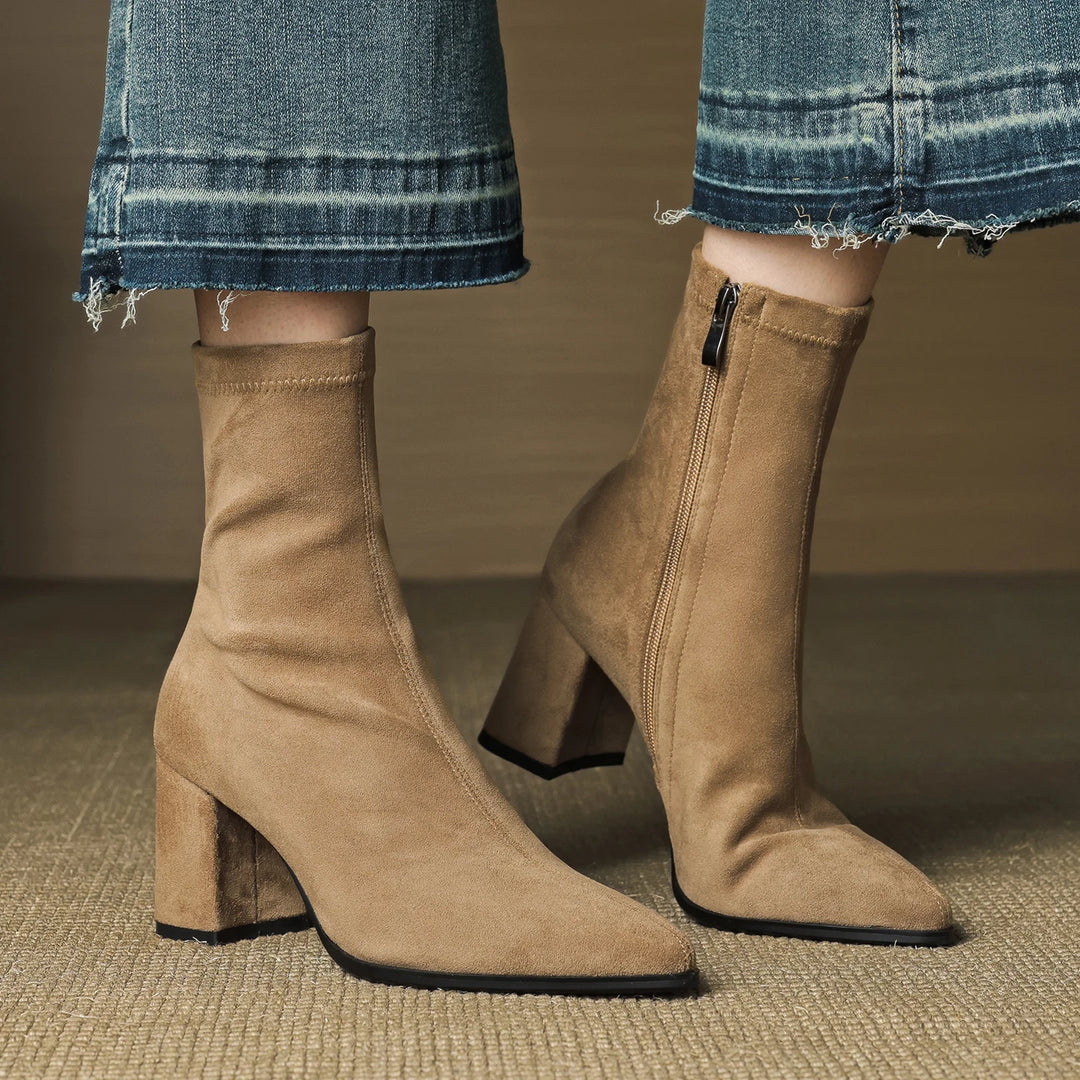 Corina Genuine Suede Boots