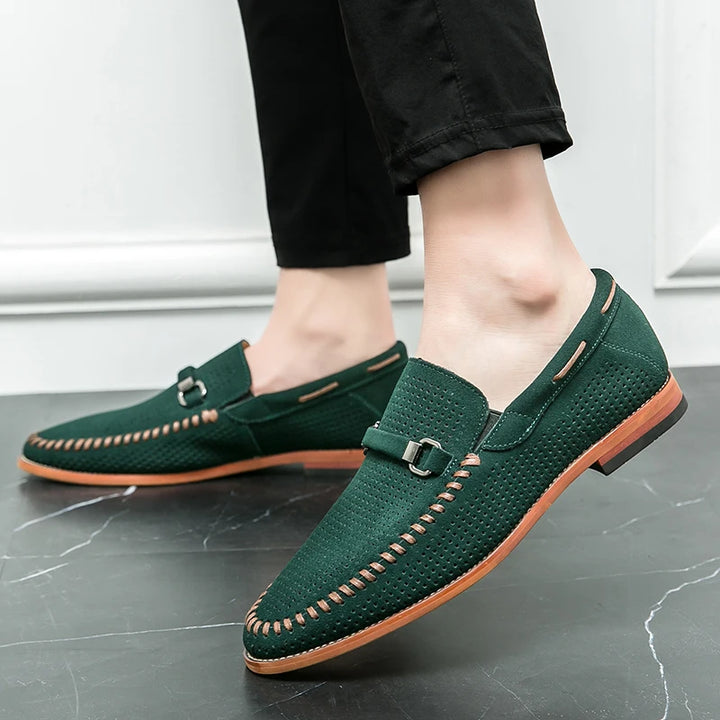 Athen Genuine Suede Loafers