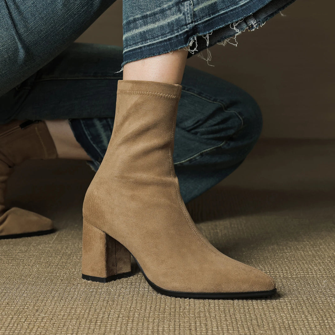 Corina Genuine Suede Boots