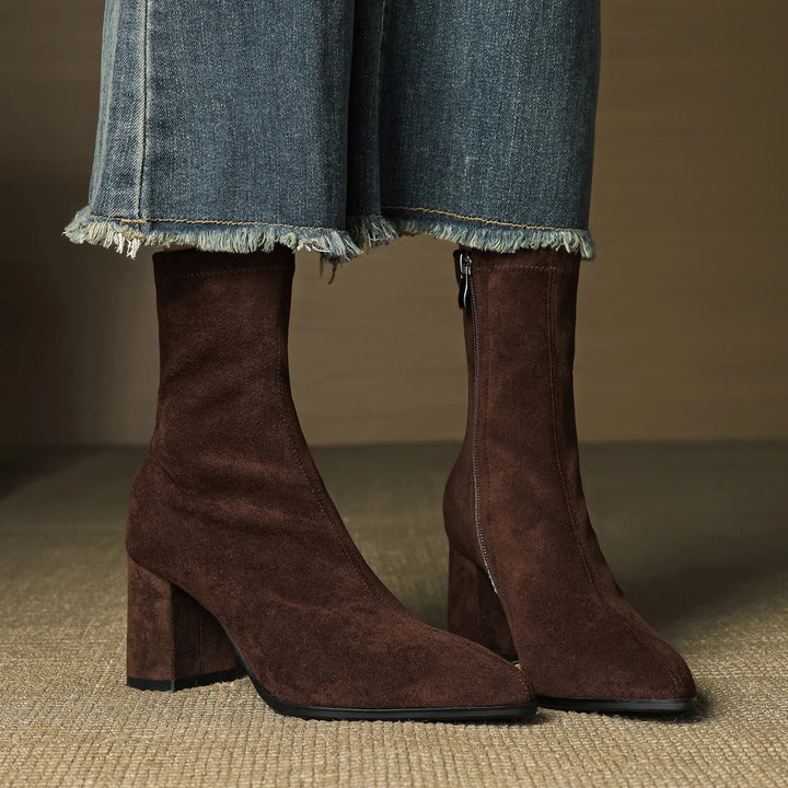 Corina Genuine Suede Boots