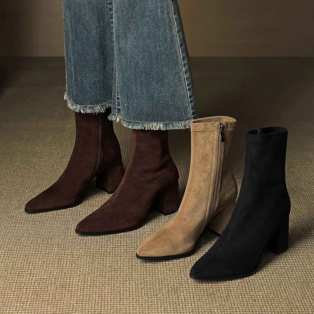 Corina Genuine Suede Boots