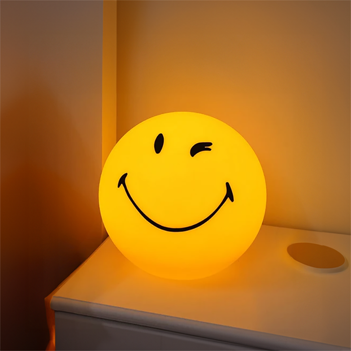 Smiley Glass Lamp