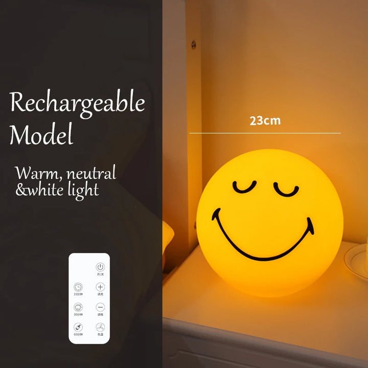 Smiley Glass Lamp