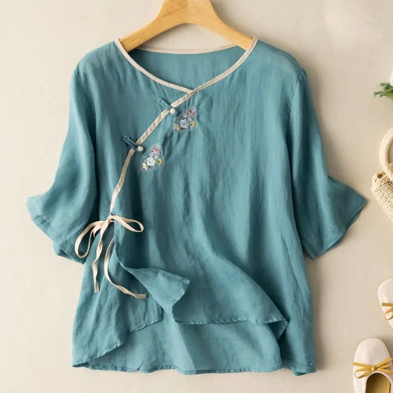 Marla Linen Blouse
