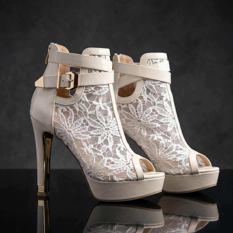 Lola Lace Heels